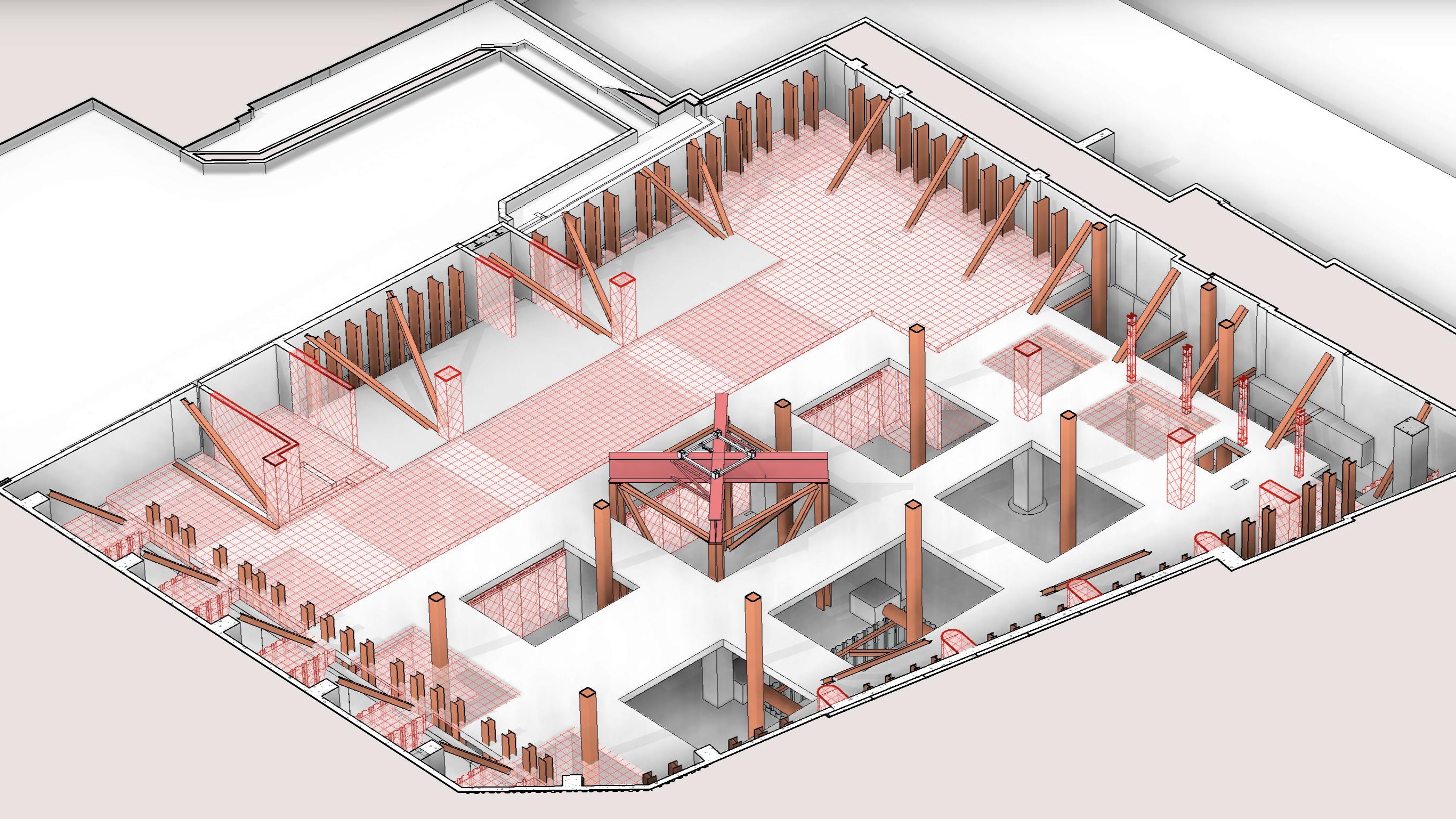 Construction progress at 60 Gracechurch Street