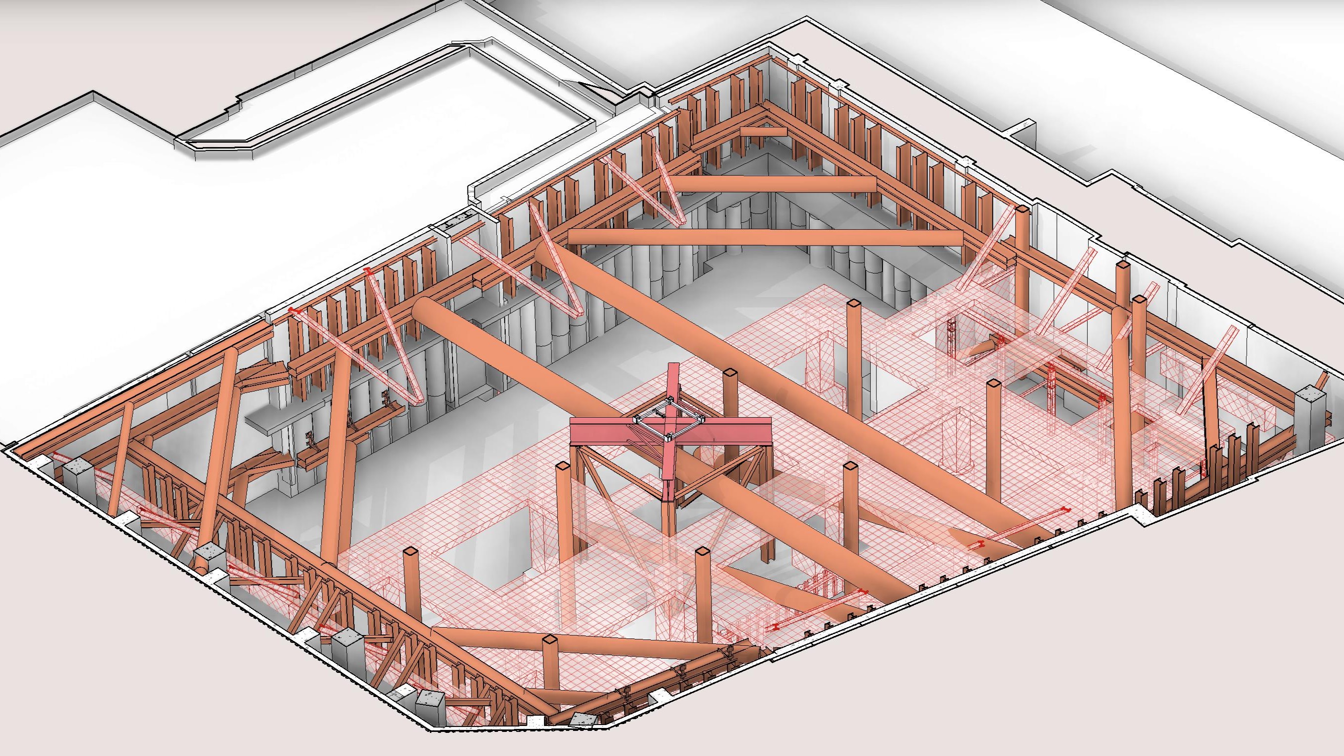 Basement excavation activities at 60 Gracechurch Street