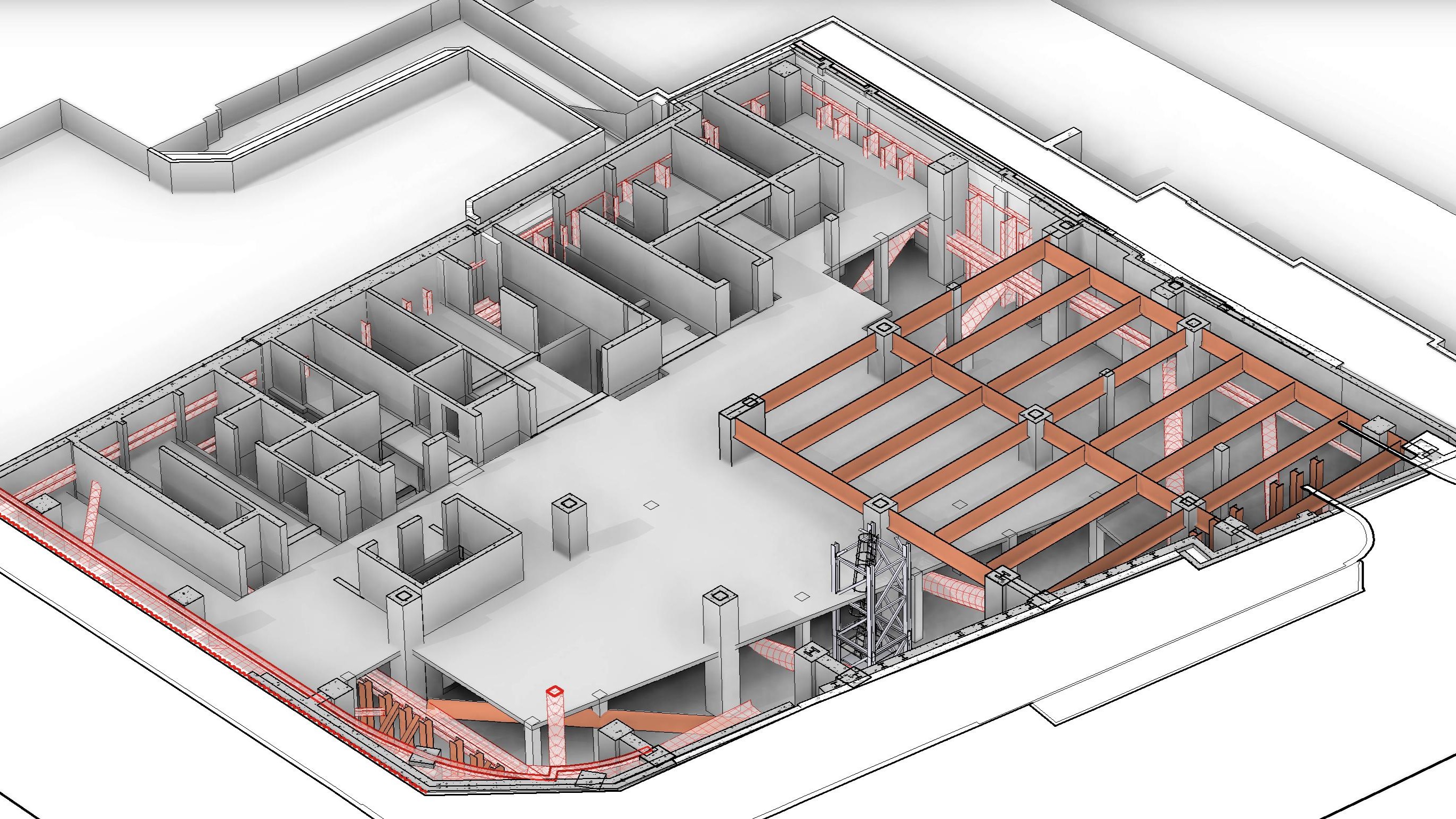 Site logistics and structural works at 60 Gracechurch Street